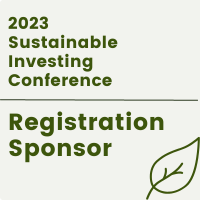 2023 Sustainable Investing Conference Registration Sponsor